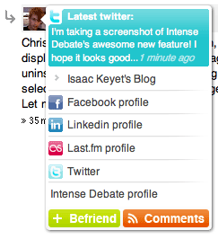 Intense Debate Loves Twitter